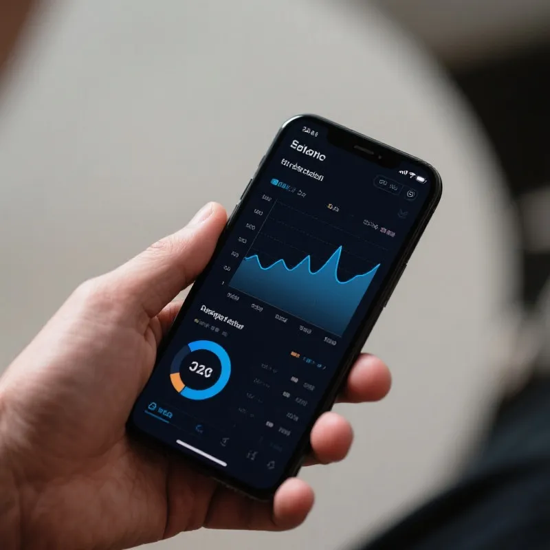 移动端数据分析界面